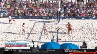 Women's Beach Volleyball NCAA Semifinal: USC 3, UCLA 0 - Highlights 5/7/22