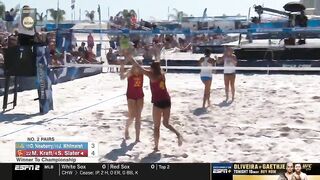 Women's Beach Volleyball NCAA Semifinal: USC 3, UCLA 0 - Highlights 5/7/22