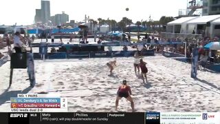 Women's Beach Volleyball NCAA Semifinal: USC 3, UCLA 0 - Highlights 5/7/22