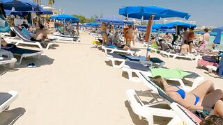 Beach Walk Tours Cyprus - Nissi Beach Cyprus 4K WALK / Best Beaches In Cyprus