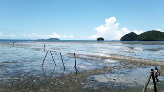 Low Tide Di ako naka ligo layo Ang tubig #beach