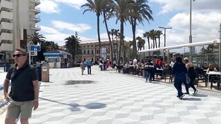 Alicante Beach - Where to get the Airport Bus 3.85 Euros and Slow !