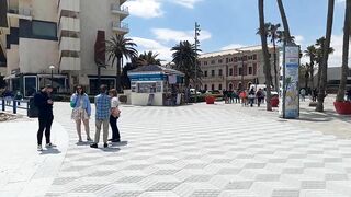 Alicante Beach - Where to get the Airport Bus 3.85 Euros and Slow !