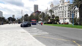 Alicante Beach - Where to get the Airport Bus 3.85 Euros and Slow !