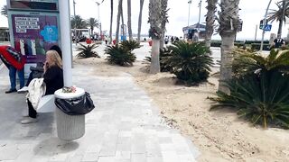 Alicante Beach - Where to get the Airport Bus 3.85 Euros and Slow !