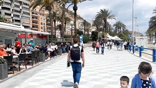 Alicante Beach - Where to get the Airport Bus 3.85 Euros and Slow !