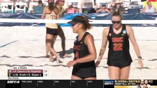 Women's Beach Volleyball NCAA Tournament: USC 3, FSU 1 - Highlights 5/7/22