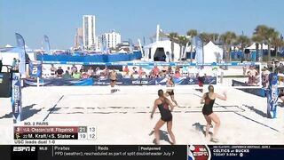 Women's Beach Volleyball NCAA Tournament: USC 3, FSU 1 - Highlights 5/7/22