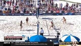 Women's Beach Volleyball NCAA Tournament: USC 3, FSU 1 - Highlights 5/7/22