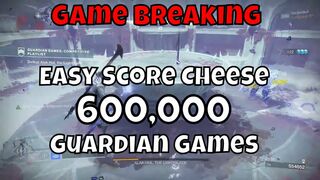 Easy 500k Score - Game Breaking Guardian Games Competitive Score Cheese - 600k Score Revive Strat