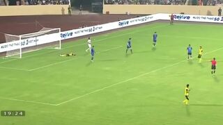 LUQMAN HAKIM almost score for Malaysia! SEA Games Vietnam 2021 Hanoi Harimau Malaya vs Thailand