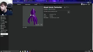 Roblox Just Released ANOTHER OFF-SALE LIMTED!! (Tentacles Jr)