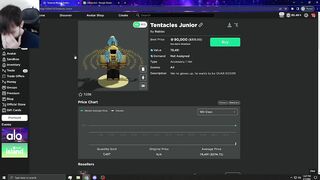 Roblox Just Released ANOTHER OFF-SALE LIMTED!! (Tentacles Jr)