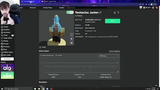 Roblox Just Released ANOTHER OFF-SALE LIMTED!! (Tentacles Jr)