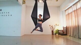 Aerial yoga aerial dance 空中瑜伽 空瑜舞韵 展布篇~~双翼