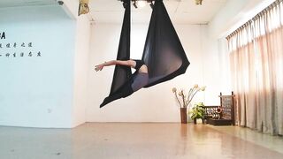 Aerial yoga aerial dance 空中瑜伽 空瑜舞韵 展布篇~~双翼