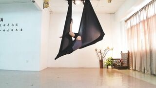 Aerial yoga aerial dance 空中瑜伽 空瑜舞韵 展布篇~~双翼