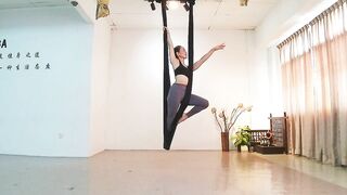 Aerial yoga aerial dance 空中瑜伽 空瑜舞韵 展布篇~~双翼