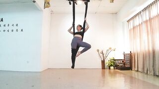 Aerial yoga aerial dance 空中瑜伽 空瑜舞韵 展布篇~~双翼