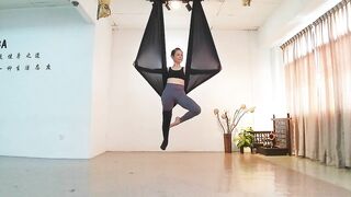 Aerial yoga aerial dance 空中瑜伽 空瑜舞韵 展布篇~~双翼