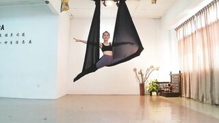 Aerial yoga aerial dance 空中瑜伽 空瑜舞韵 展布篇~~双翼