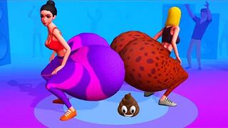 Twerk Race 3D - NEW BIG UPDATE! Max Level Mobile Game All Levels iOS Android Pro Gaming Girl 47OhAFc