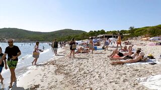 IBIZA Ses Salines Beach / Best Beaches / Beach Walk Tour 4K