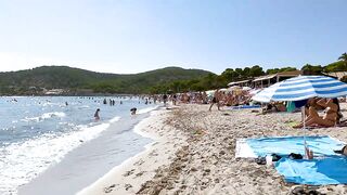 IBIZA Ses Salines Beach / Best Beaches / Beach Walk Tour 4K