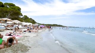 IBIZA Ses Salines Beach / Best Beaches / Beach Walk Tour 4K