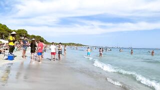 IBIZA Ses Salines Beach / Best Beaches / Beach Walk Tour 4K