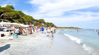 IBIZA Ses Salines Beach / Best Beaches / Beach Walk Tour 4K