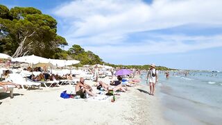 IBIZA Ses Salines Beach / Best Beaches / Beach Walk Tour 4K