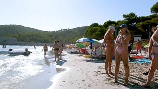 IBIZA Ses Salines Beach / Best Beaches / Beach Walk Tour 4K