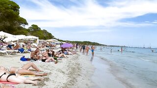 IBIZA Ses Salines Beach / Best Beaches / Beach Walk Tour 4K