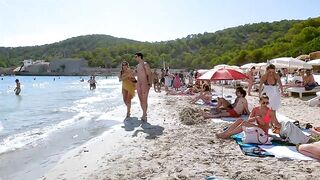 IBIZA Ses Salines Beach / Best Beaches / Beach Walk Tour 4K