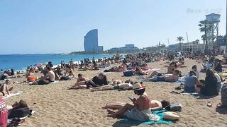 SUMMER 2022 / BEACH WALKING #03-SUNNY SUNDAY @ BARCELONA BEACH,BARCELONA SPAIN