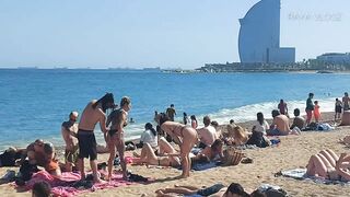 SUMMER 2022 / BEACH WALKING #03-SUNNY SUNDAY @ BARCELONA BEACH,BARCELONA SPAIN