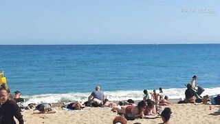 SUMMER 2022 / BEACH WALKING #03-SUNNY SUNDAY @ BARCELONA BEACH,BARCELONA SPAIN