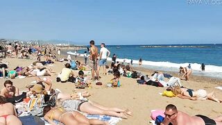 SUMMER 2022 / BEACH WALKING #03-SUNNY SUNDAY @ BARCELONA BEACH,BARCELONA SPAIN