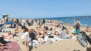 SUMMER 2022 / BEACH WALKING #03-SUNNY SUNDAY @ BARCELONA BEACH,BARCELONA SPAIN