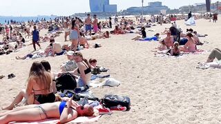 Beach Barceloneta????????????Barcelona beach walk 2022/Spain best beaches