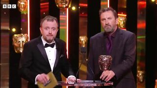 Lee Mack and Chris McCausland make the funniest presenting duo ???? | The BAFTAS 2022 - BBC