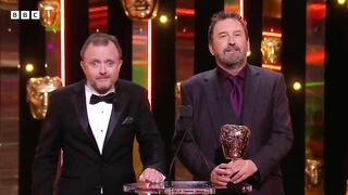 Lee Mack and Chris McCausland make the funniest presenting duo ???? | The BAFTAS 2022 - BBC