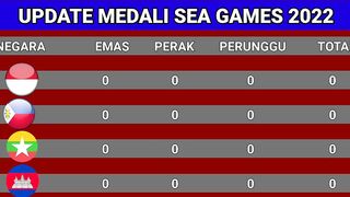 Perolehan Medali Sea games 2022 Hari Ini - Klasemen Perolehan Medali Sea Games 2022 Hari ini | 9 Mei