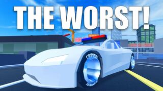 The Worst Vehicles in (Roblox Jailbreak)