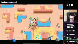 Trebor juega DUOS con RANDOMS (sale mal) - Brawl Stars