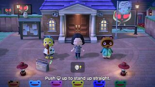 If you group stretching on Saturdays at 3:33 AM with Tom Nook, this happens | ACNH Easter egg |