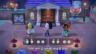 If you group stretching on Saturdays at 3:33 AM with Tom Nook, this happens | ACNH Easter egg |