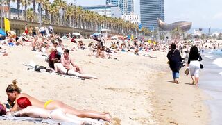 Beach BARCELONETA/Barcelona beach walk 2022????????????️Spain best beaches