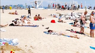 Beach BARCELONETA/Barcelona beach walk 2022????????????️Spain best beaches